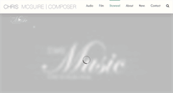 Desktop Screenshot of chrismcguiremusic.com